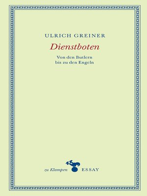 cover image of Dienstboten